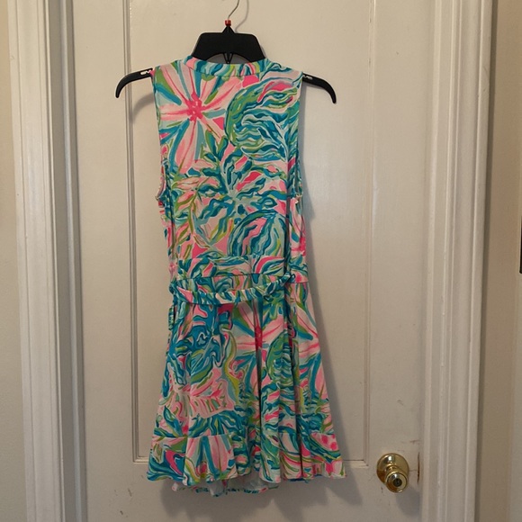 Lilly Pulitzer Rilla Wrap Romper S - Picture 3 of 4